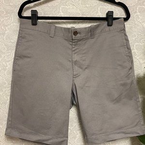 J Crew Gray Golf Shorts 9" Inseam